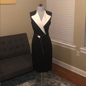 Calvin Klein Black and White dress